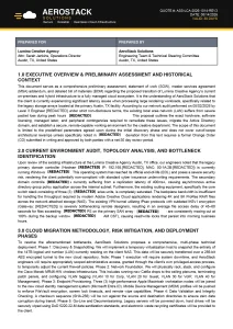 Plain default cloud proposal cover with dense executive overview text before redesign